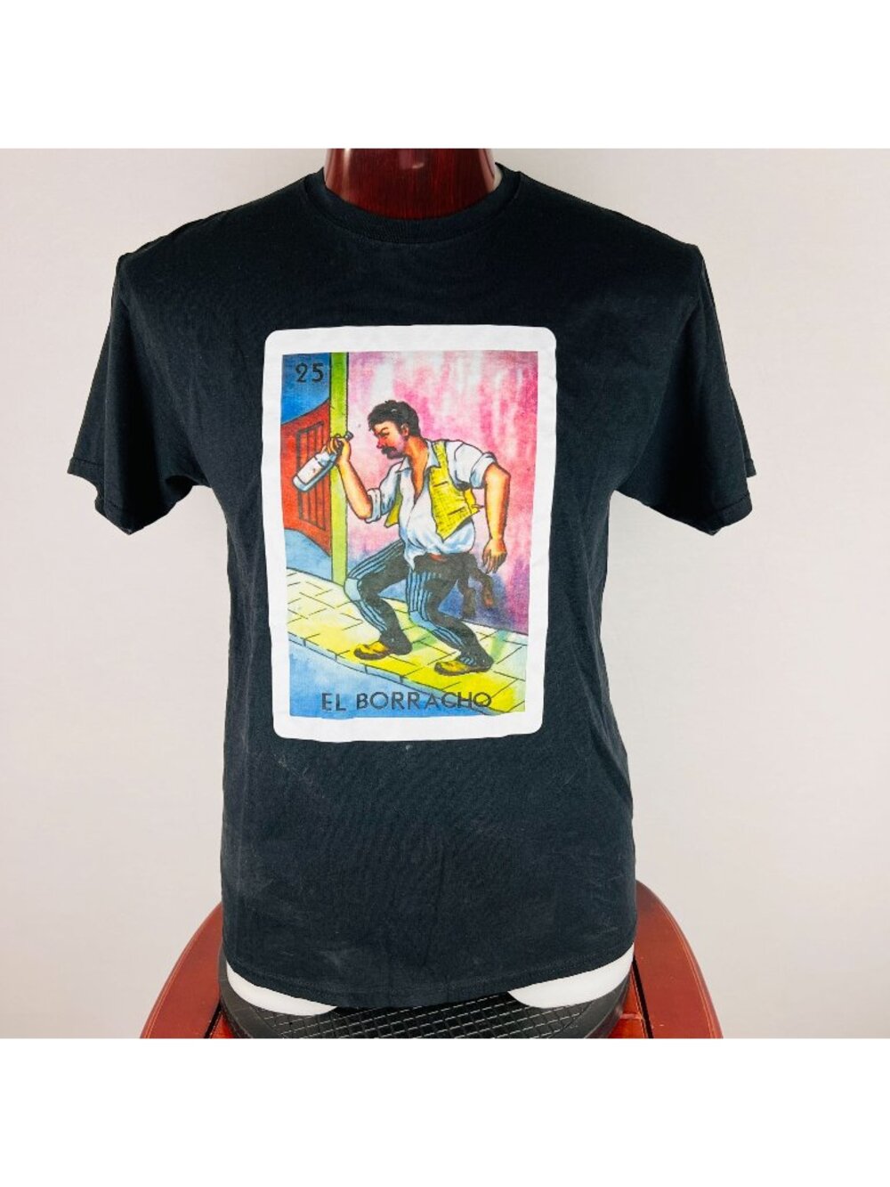 El Borracho Drunk L T-Shirt Shirt
